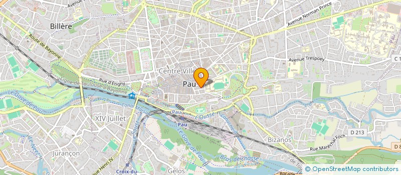 localisation de l'entreprise SYND DES COPROP 7 RUE LATAPIE à PAU