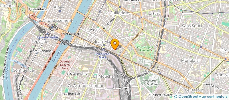 localisation de l'entreprise SYND DES COPROP  LES JARDINS DUROY  LYON