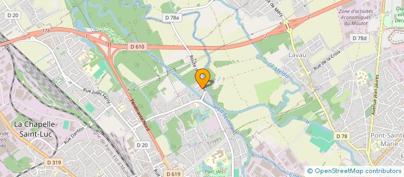 localisation de l'entreprise SYND DES COPROP LES RESIDENCES DU MOULIN  LA CHAPELLE-SAINT-LUC