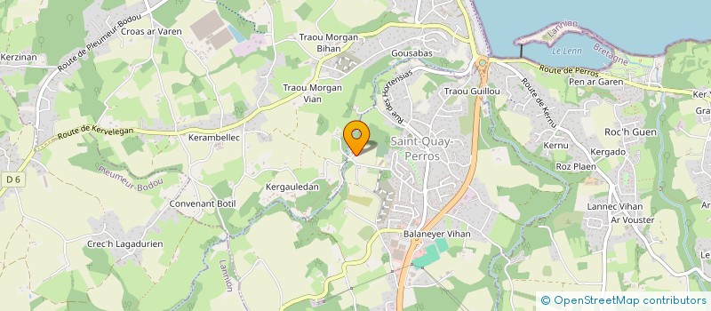 localisation de l'entreprise SYND DES COPROP RES SOLEIL LEVANT à PERROS-GUIREC