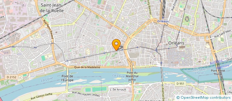localisation de l'entreprise SYND DES COPROP RESIDENCE DU MADELIN à ORLEANS