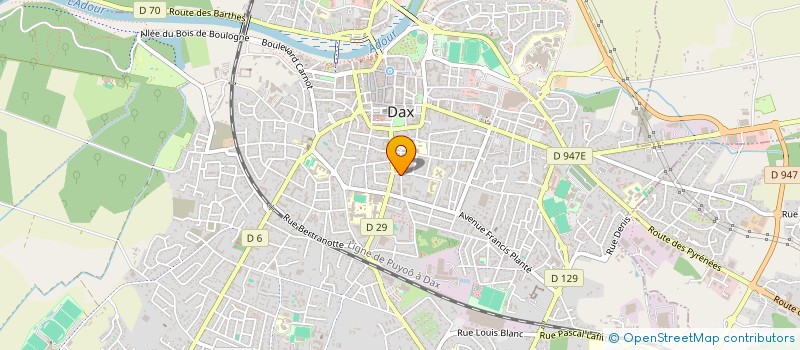 localisation de l'entreprise SYND DES COPROPR LES CIGOGNES  DAX