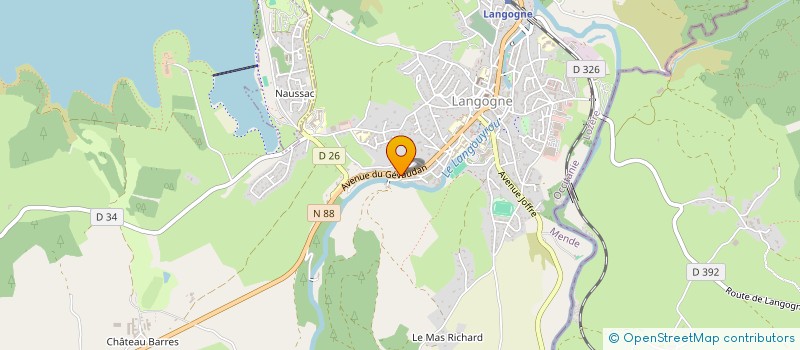 localisation de l'entreprise SYND DES COPROPRIET CEVENOL  LANGOGNE