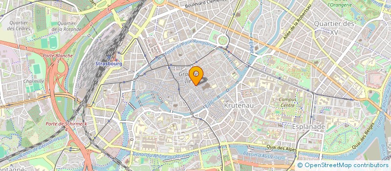 localisation de l'entreprise SYND DES COPROPRIETAIRES 11 RUE DES HALLABARDES à STRASBOURG
