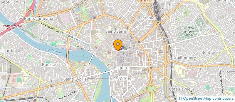 localisation de l'entreprise SYND DES COPROPRIETAIRES 41 RUE GAMBETTA  TOULOUSE