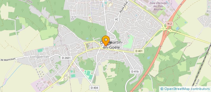 localisation de l'entreprise SYND DES COPROPRIETAIRES 6 RUE DUSSOLIE  DAMMARTIN-EN-GOELE