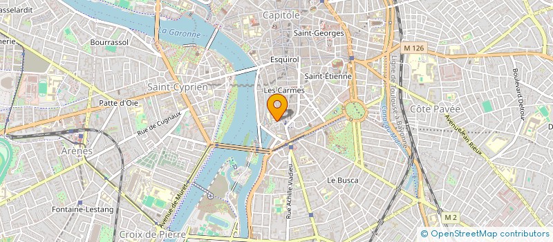 localisation de l'entreprise SYND DES COPROPRIETAIRES DE L'HOMME ARME  TOULOUSE