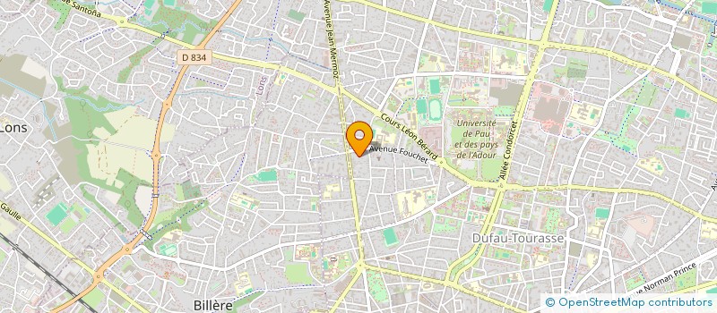localisation de l'entreprise SYND DES COPROPRIETAIRES DE L IMMEUBLE  PAU