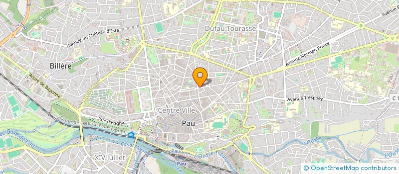 localisation de l'entreprise SYND DES COPROPRIETAIRES DE L'IMMEUBLE à PAU
