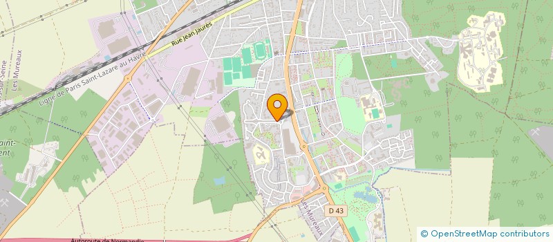 localisation de l'entreprise SYND DES COPROPRIETAIRES DES GARAGES DE GRAND OUEST à LES MUREAUX