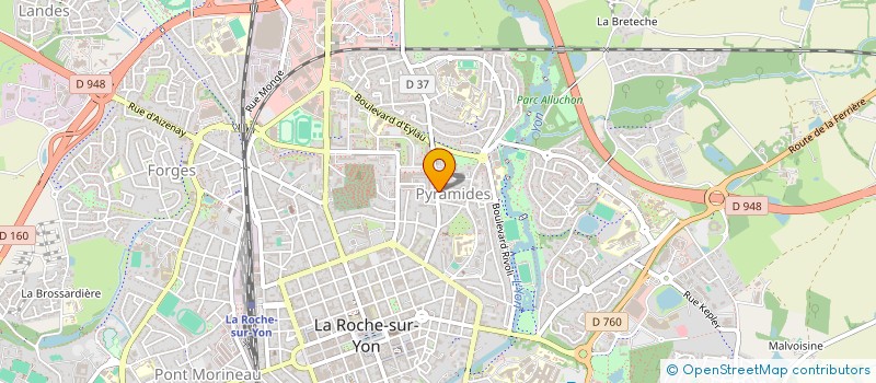 localisation de l'entreprise SYND DES COPROPRIETAIRES DES MAGNOLIAS à LA ROCHE-SUR-YON