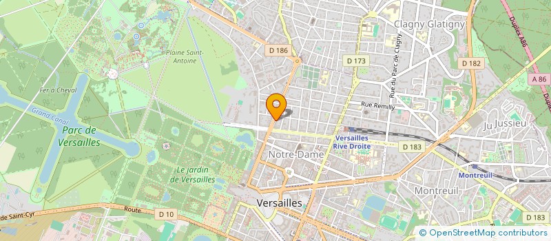 localisation de l'entreprise SYND DES COPROPRIETAIRES DU 6BD DU ROI 78000 VERSAILLES à VERSAILLES