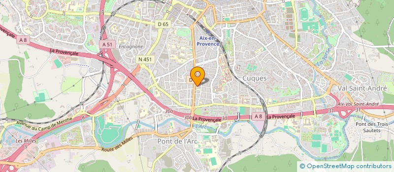 localisation de l'entreprise SYND DES COPROPRIETAIRES DU CAMBRIDGE à AIX-EN-PROVENCE