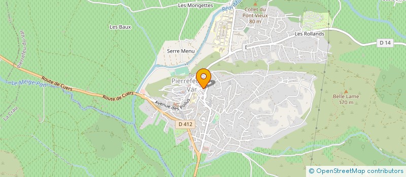 localisation de l'entreprise SYND DES COPROPRIETAIRES DU MONTEVERDI  CUERS