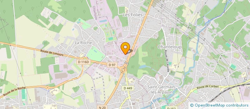 localisation de l'entreprise SYND DES COPROPRIETAIRES LA PETITE FOLIE à SAINT-GERMAIN-LES-ARPAJON