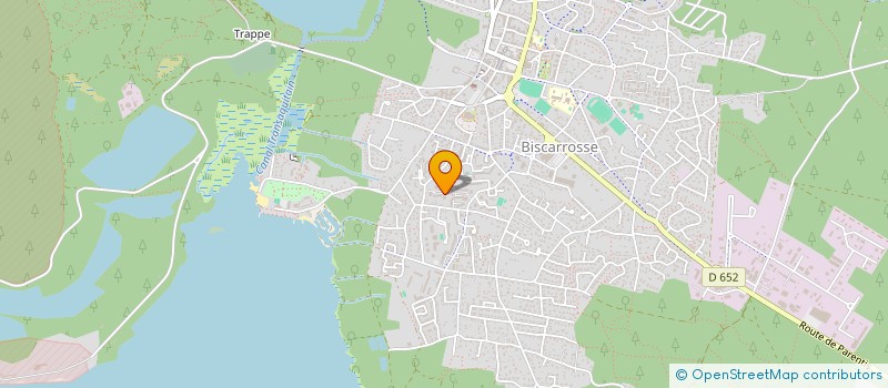 localisation de l'entreprise SYND DES COPROPRIETAIRES LES LACS B1  BISCARROSSE