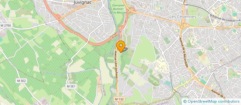 localisation de l'entreprise SYND DES COPROPRIETAIRES LES OLIVIERS à MONTPELLIER