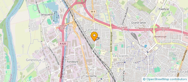 localisation de l'entreprise SYND DES COPROPRIETAIRES LES TOURMALINES  TOULOUSE