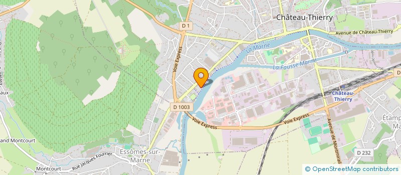 localisation de l'entreprise SYND DES COPROPRIETAIRES RES DU HALAGE à CHATEAU-THIERRY