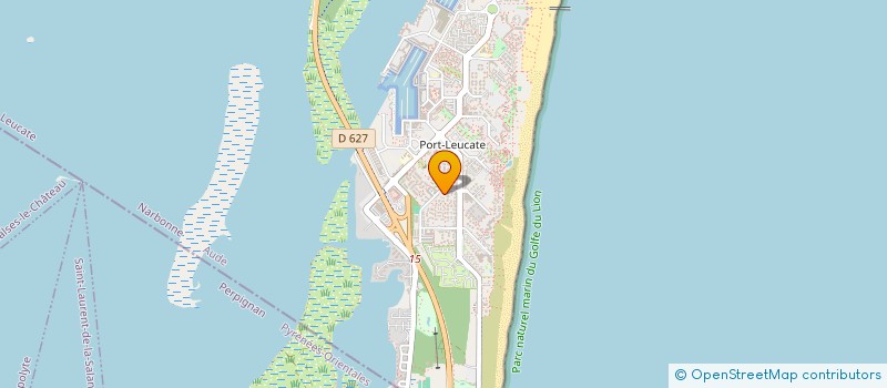 localisation de l'entreprise SYND DES COPROPRIETAIRES RES EDEN PLAGE  LEUCATE