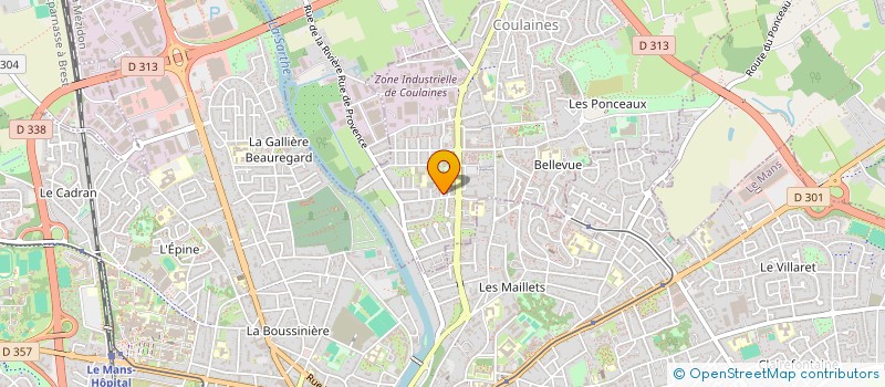 localisation de l'entreprise SYND DES COPROPRIETAIRES RES LAMARTINE  COULAINES