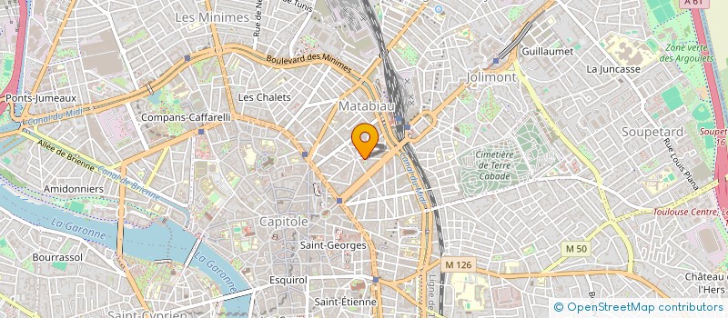 localisation de l'entreprise SYND DES COPROPRIETAIRES RES LE CASTELET  TOULOUSE