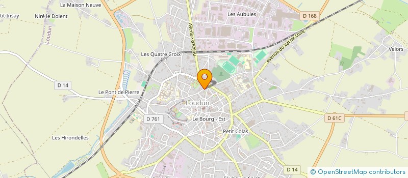 localisation de l'entreprise SYND DES COPROPRIETAIRES RES ST NICOLAS  LOUDUN