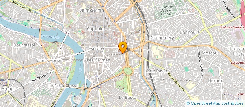 localisation de l'entreprise SYND DES COPROPRIETAIRES RES STE ANNE  TOULOUSE