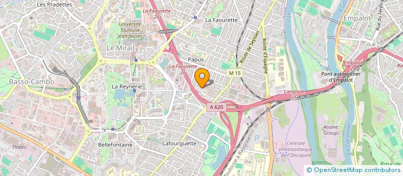 localisation de l'entreprise SYND DES COPROPRIETAIRES RES TABAR II  TOULOUSE