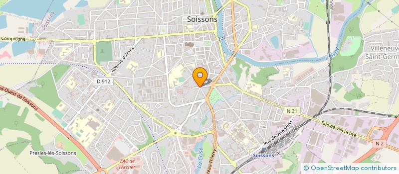 localisation de l'entreprise SYND DES COPROPRIETAIRES VIGNES ST JEAN à SOISSONS