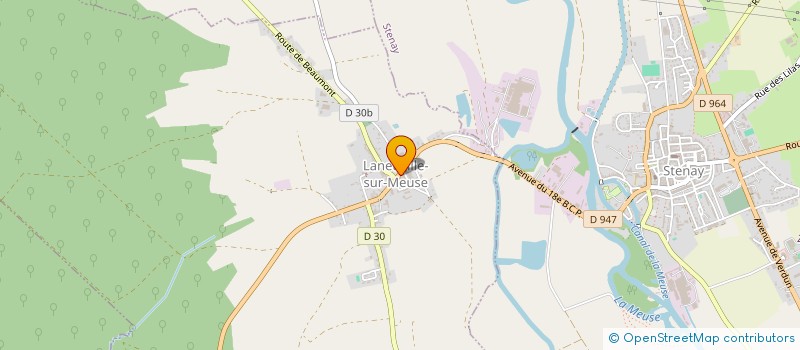 localisation de l'entreprise SYND DES EAUX DE LANEUVILLE SUR MEUSE à LANEUVILLE-SUR-MEUSE