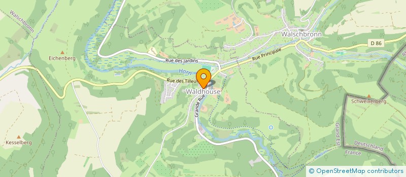 localisation de l'entreprise SYND DES EAUX DE WALDHOUSE WALSCHBRONN à WALDHOUSE