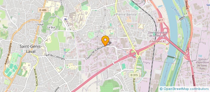 localisation de l'entreprise SYND DES FABRICANTS DE LA QUENELLE  SAINT-GENIS-LAVAL