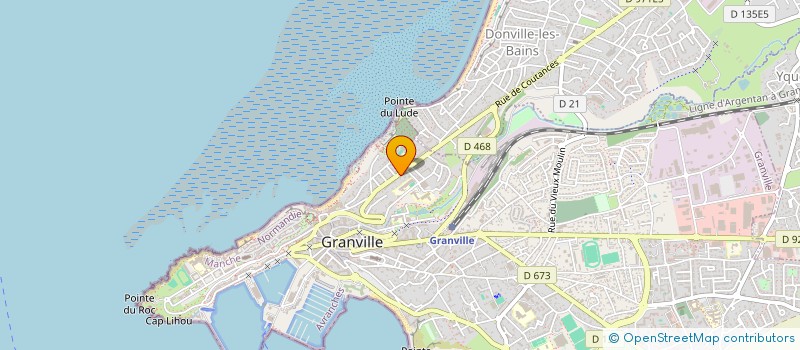 localisation de l'entreprise SYND DES GLACIERS DE LA MANCHE  GRANVILLE