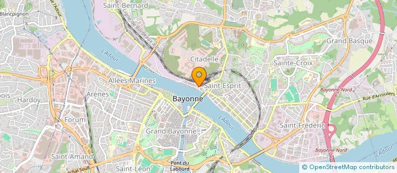 localisation de l'entreprise SYND DES METAUX REGION BAYONNE à BAYONNE