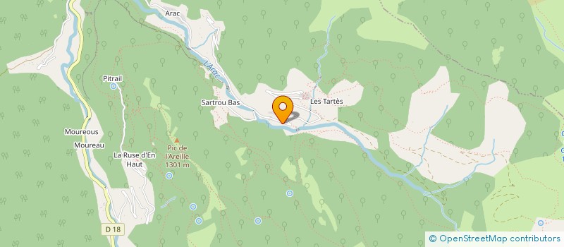 localisation de l'entreprise SYND DES MONTAGNES DE MASSAT ET LE PORT à MASSAT