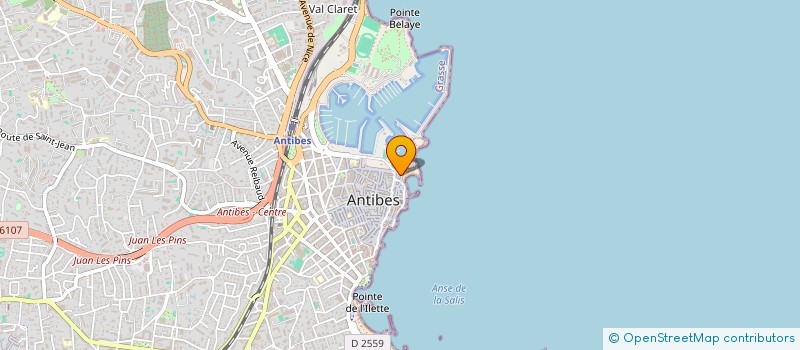 localisation de l'entreprise SYND DES PECHEURS PROFESSIONNELS ANTIBES à ANTIBES