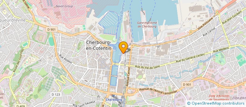 localisation de l'entreprise SYND DES PILOTES DE CHERBOURG à CHERBOURG-EN-COTENTIN