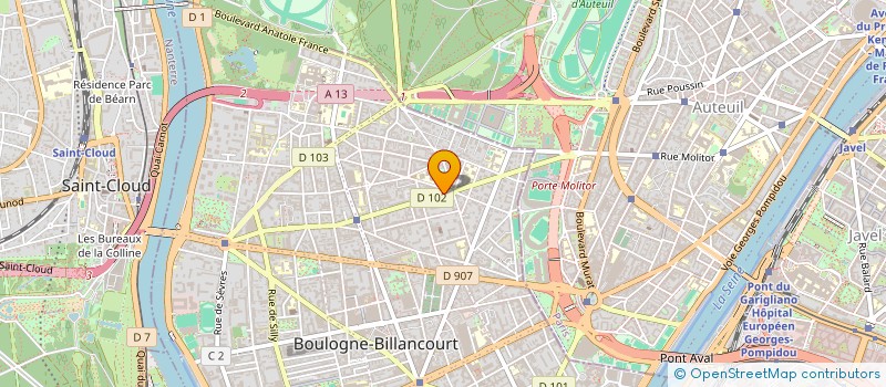 localisation de l'entreprise SYND DES PROD FILMS PUBLICITAI à BOULOGNE-BILLANCOURT
