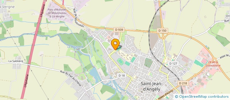 localisation de l'entreprise SYND DES PROFESS DU BETAIL CHT  SAINT-JEAN-D'ANGELY