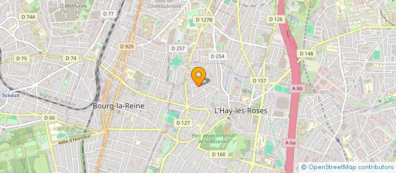 localisation de l'entreprise SYND DES SOPHROLOGUES PROFESSIONNELS  L'HAY-LES-ROSES