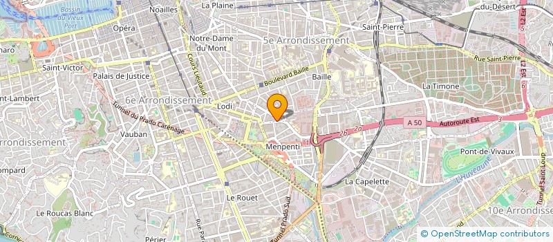 localisation de l'entreprise SYND DIRECTEURS LABORATOIRES DES BDR à MARSEILLE