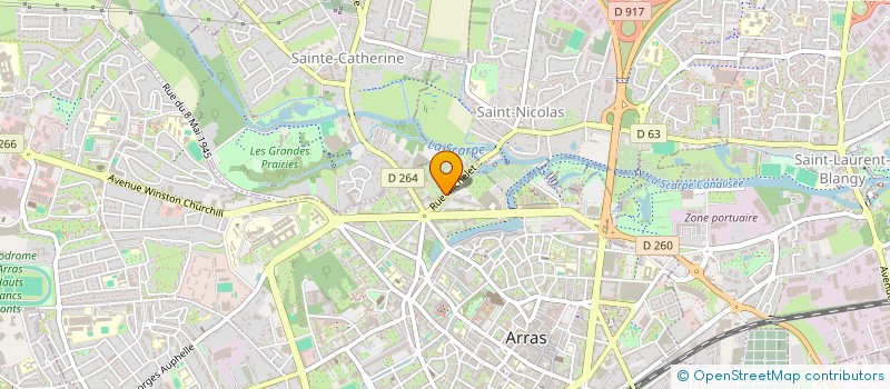 localisation de l'entreprise SYND DU COMMERCE DU BETAIL à ARRAS