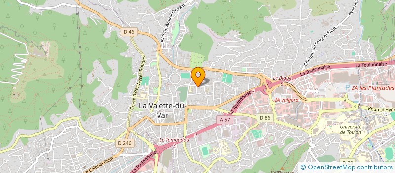 localisation de l'entreprise SYND DU GRAND ST ANTOINE  LA VALETTE DU VAR