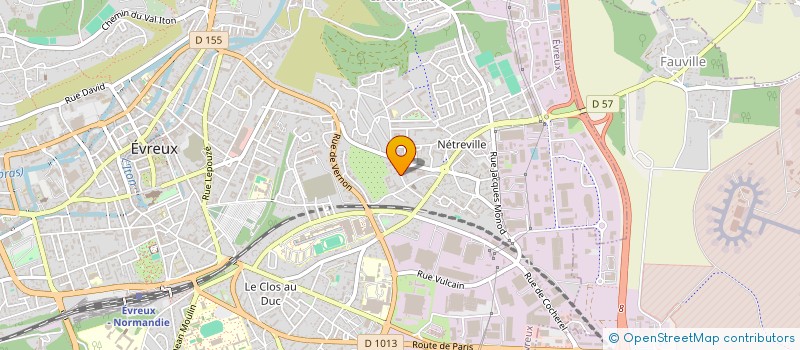 localisation de l'entreprise SYND ECCLESIASTIQUE DU DIOCESE D'EVREUX à EVREUX