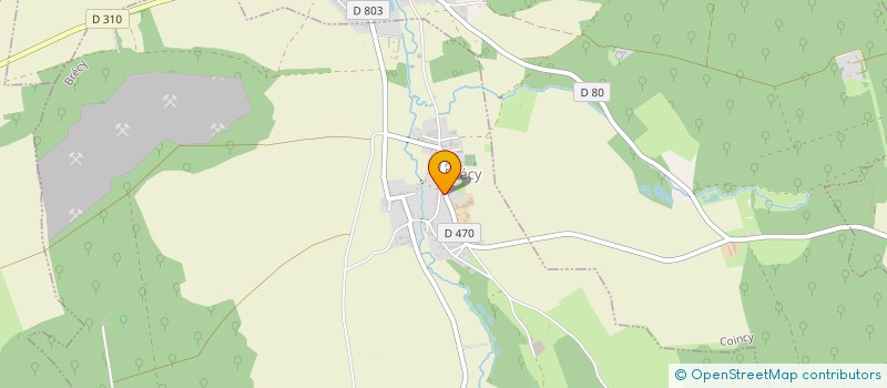 localisation de l'entreprise SYND ECOLES REGROUPEES COINCY ROCOURT...  BRECY