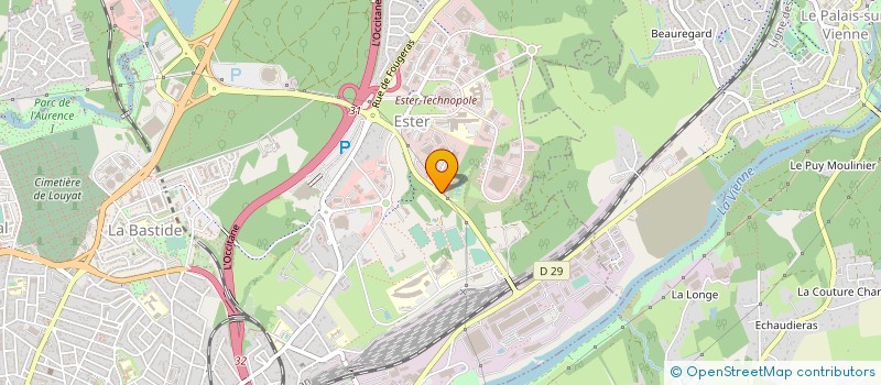 localisation de l'entreprise SYND EMPL OUV INDUS ENERGIE ELECTR NUCL à LIMOGES