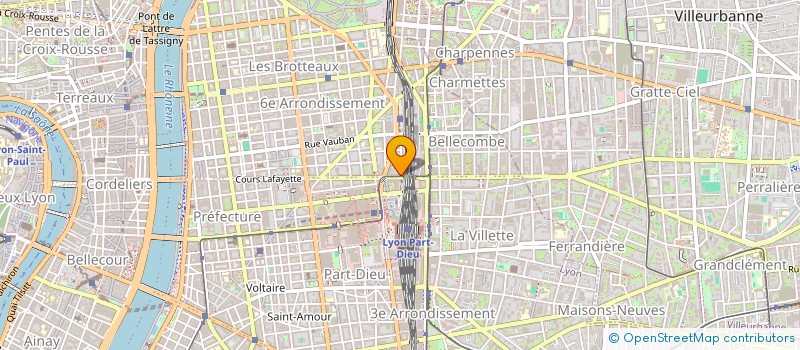 localisation de l'entreprise SYND EMPLOYES BANQUE ET BOURSE  LYON