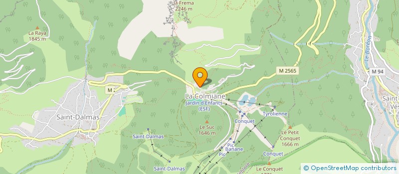 localisation de l'entreprise SYND ESF LA COLMIANE  VALDEBLORE