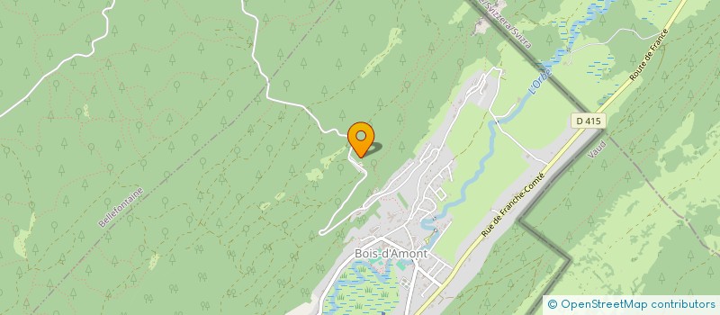 localisation de l'entreprise SYND ESF LES ROUSSES  LES ROUSSES